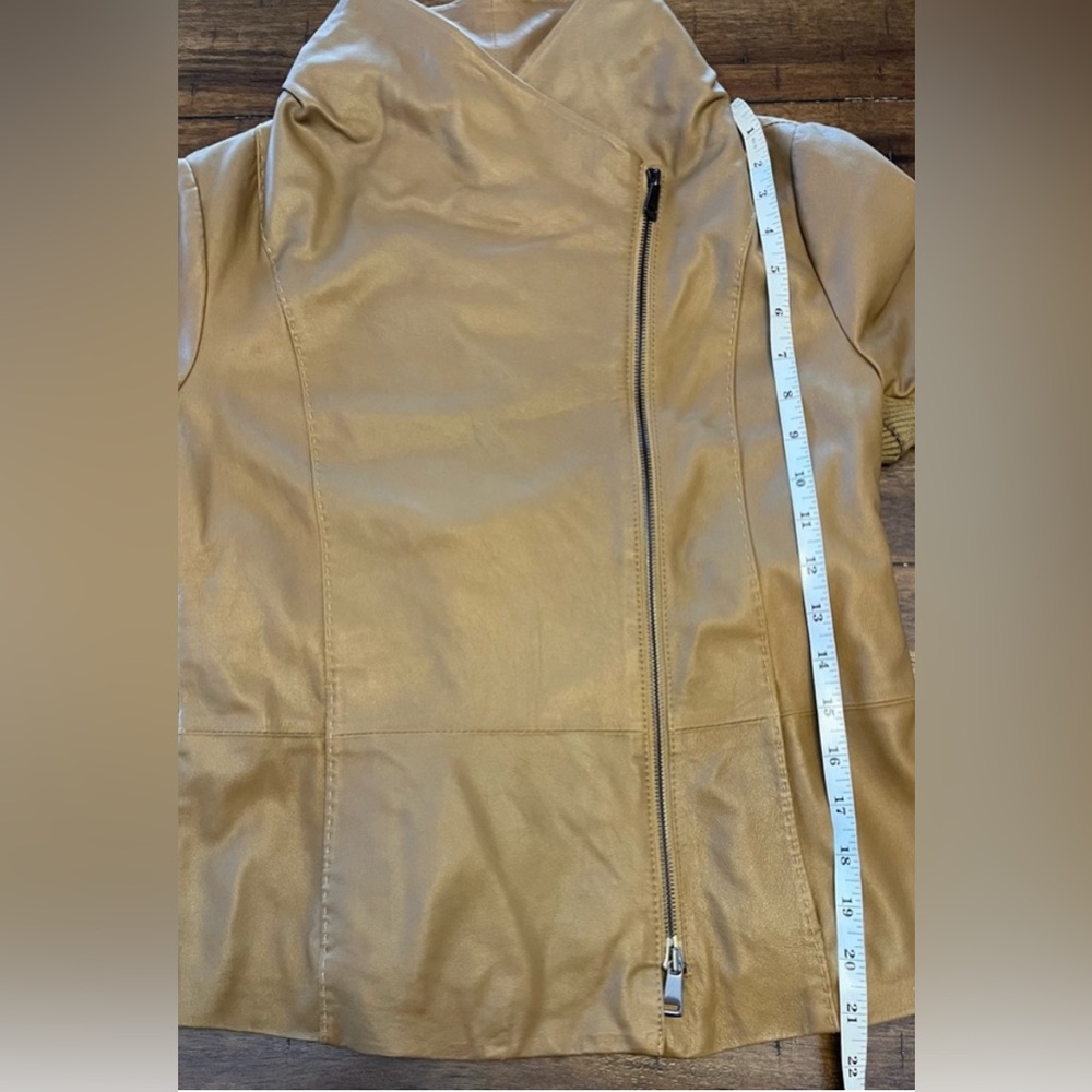Vince Leather Moto Style  Jacket Size Medium - Picture 7 of 12